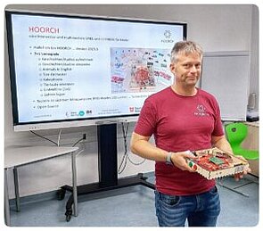 Rainer Amler und die HOORCH-Box