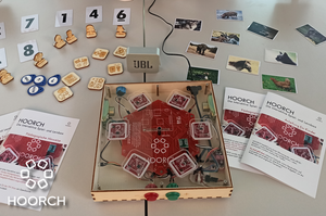Hoorchbox von oben mit viel Zubehör rundherum